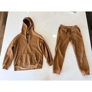 Art Class Boys Brown Fleece Hoodie and Jogger Set Size S/6/7